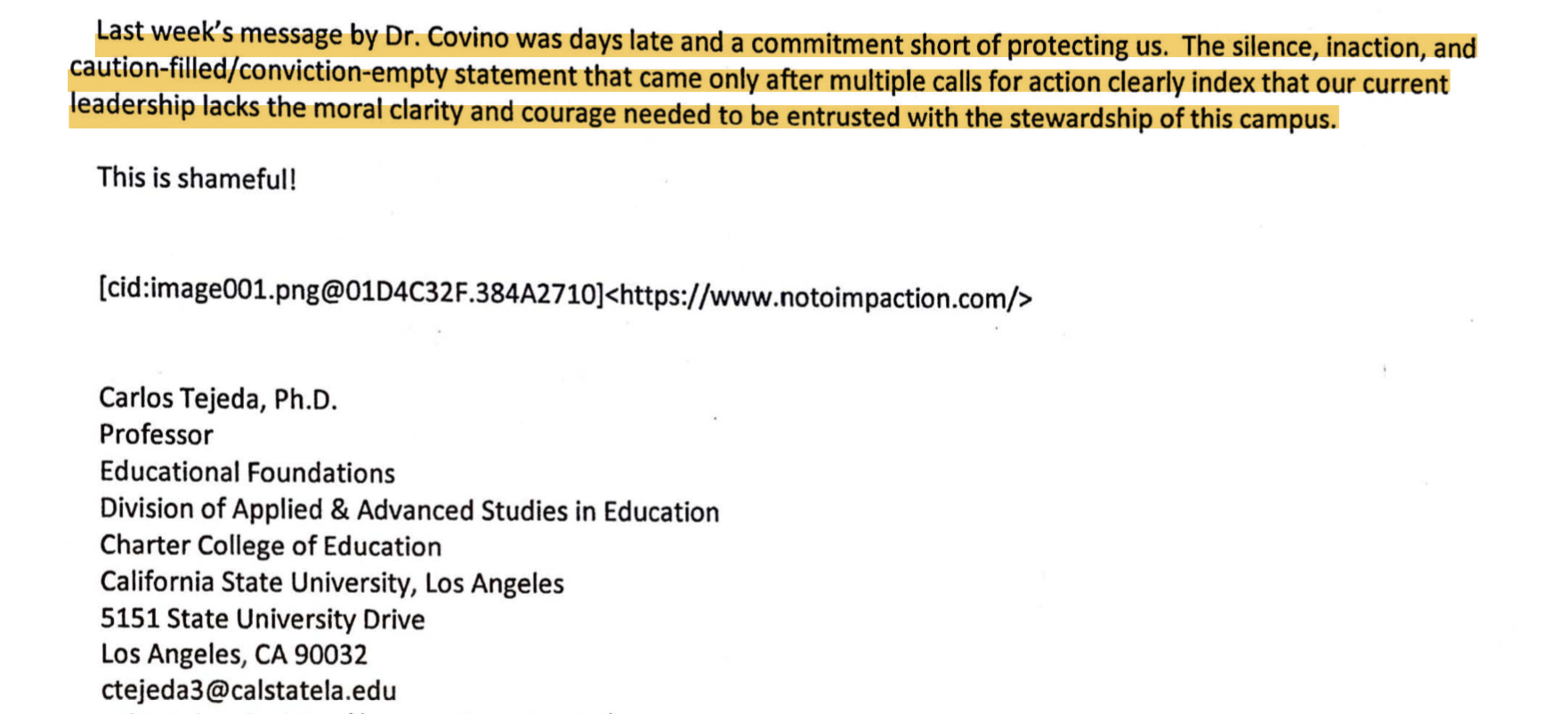 Physically Triggered Internal Emails Show Csula Faculty In Hysterics Over Build The Wall Activism