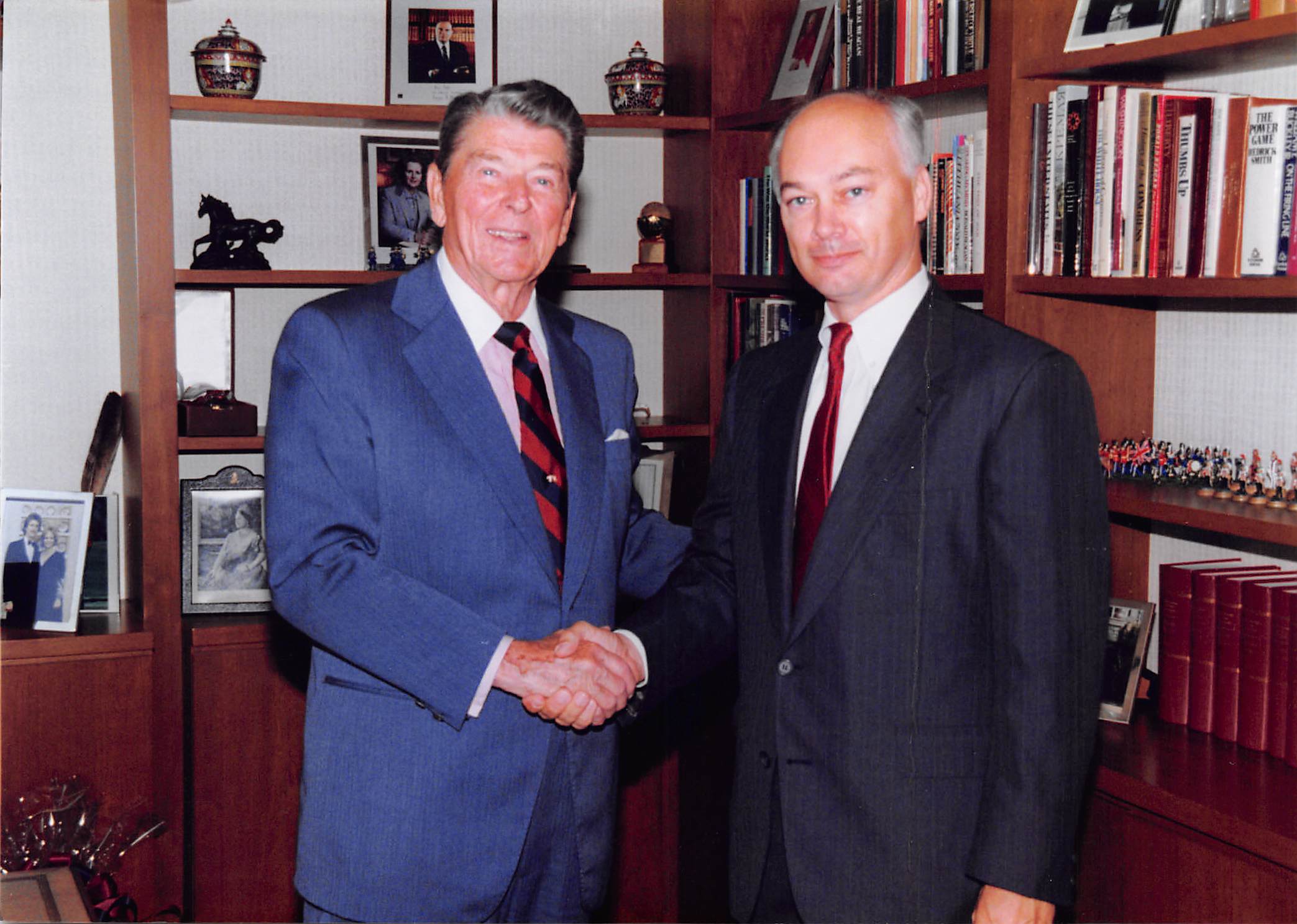 President Ronald Reagan & YAF President Ron Robinson